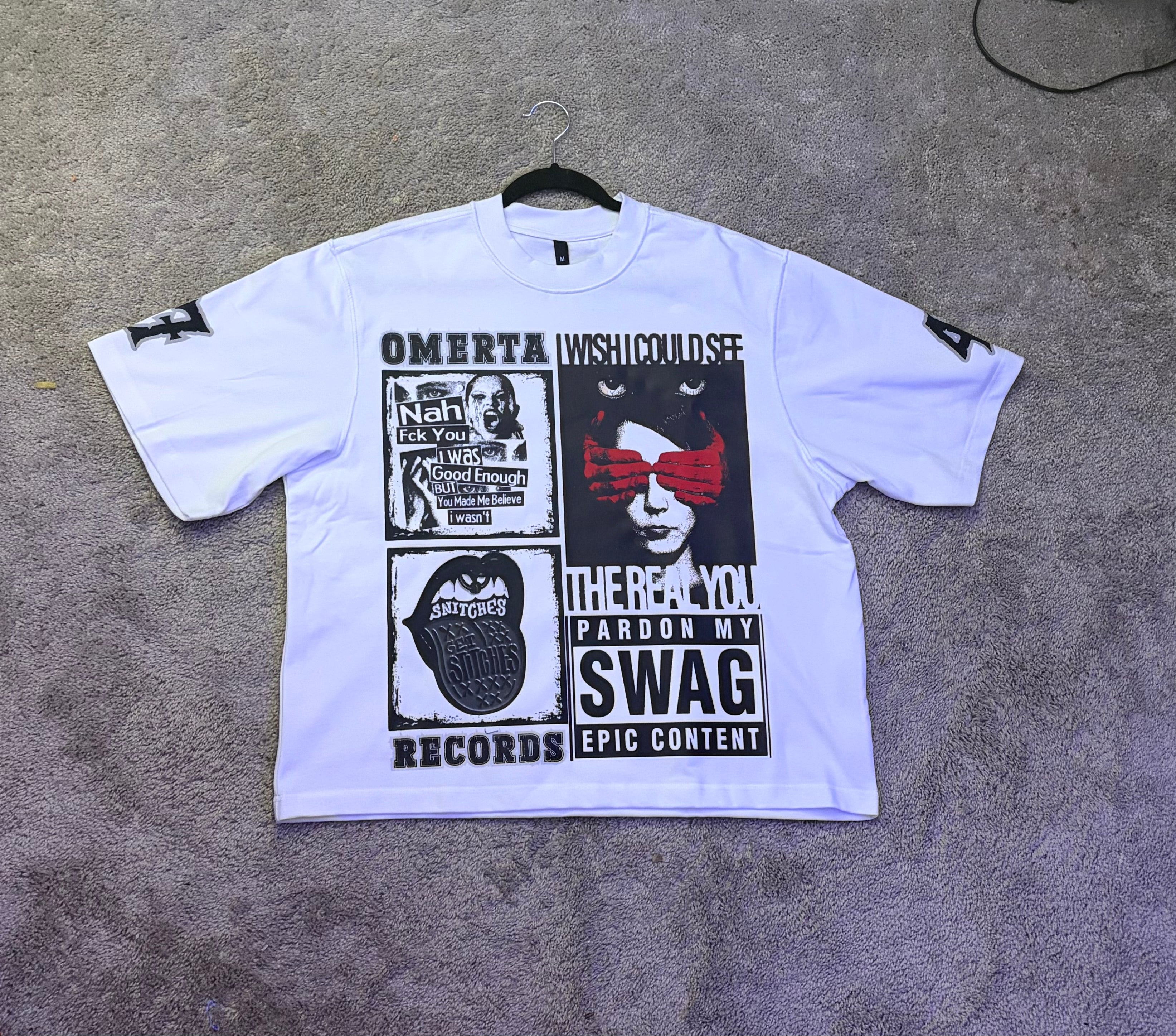 Omerta Versatile cropped T shirt
